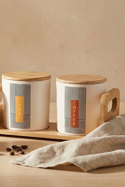 Tutku Home Bambu Standlı 2'li Baharat Seti, Baharat Takımı - Coffee, Tea