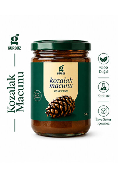 Gürbüzden Çam Kozalak Macunu - Çam Doğal Kozalağı 240 gr