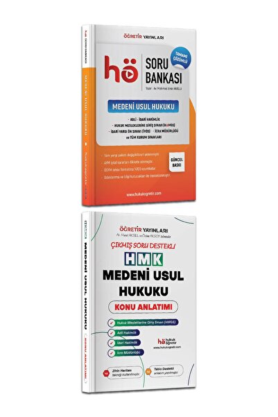 hukuk öğretir Medeni Usul Hukuku 2026 Konu Anlatımlı Kamp Kitabı ve Çözümlü S...