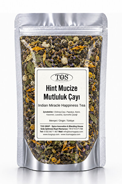 TOS The Organic Spices Hint Mucize Mutluluk Çayı 40 Gr (1. Kalite)