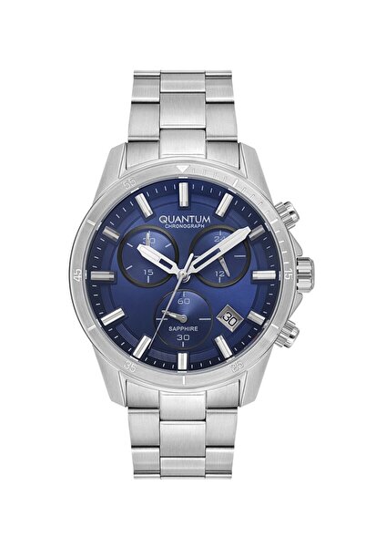 Quantum PWG1159.390 Kronograf Safir Camlı Çelik Kordon Çelik Kasa 10 ATM Suya...