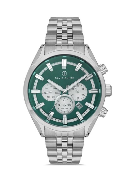 DAVID GUNER Dg-8402Ga-A10 Functions Active Calendar 3 Atm Water Resistant Met...