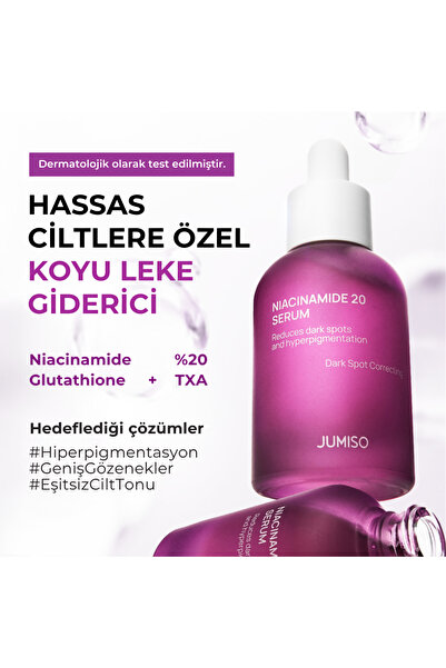 Jumiso Niasinamid %20 Serum 40ml – Leke Karşıtı & Aydınlatıcı Serum