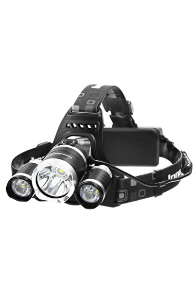BASHAR Lanterna de CAP TRIPLA 3 LED Cree-XML T6