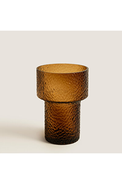 Chakra Betty Glass Brown Vase Small (21X21X30Cm) Natural