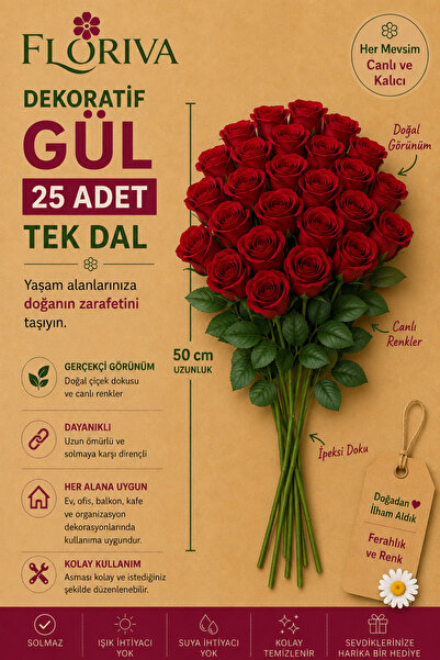 Çiçekişleri yapay çiçek