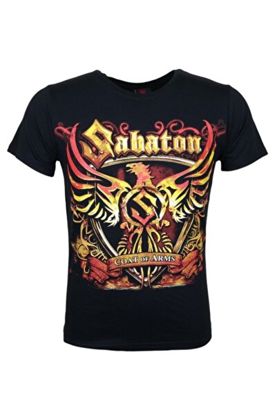 StüdyoÜmitTişört Sabaton - Tricou imprimat cu bandă metalică