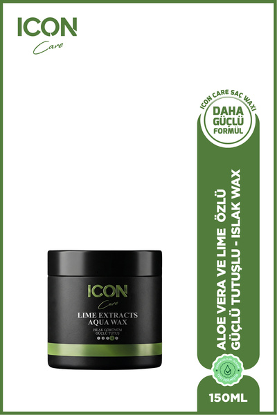 ICON Care ICONCare Aloe Vera Aqua Wax Maximum Tutuş Parlak Görünüm Saç Waxı 1...