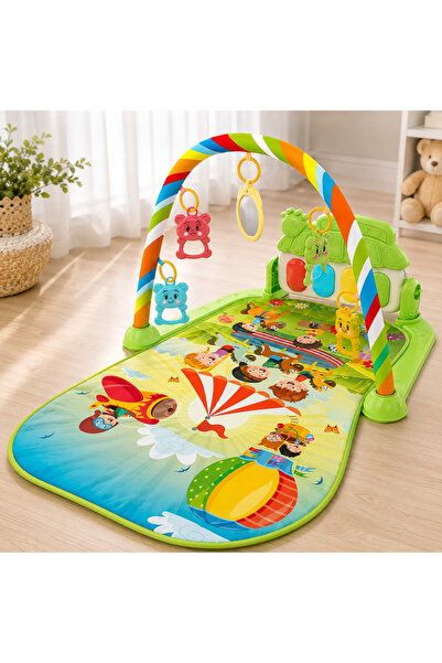 Salamandra Kids Salteluta Centru de Activitati,Lumini si Sunete,Oglinda,Verde,