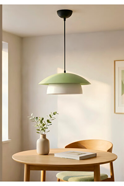 HOMİNG Homing Luna İskandinav Tarz Metal Sarkıt Mint Yeşil 241701