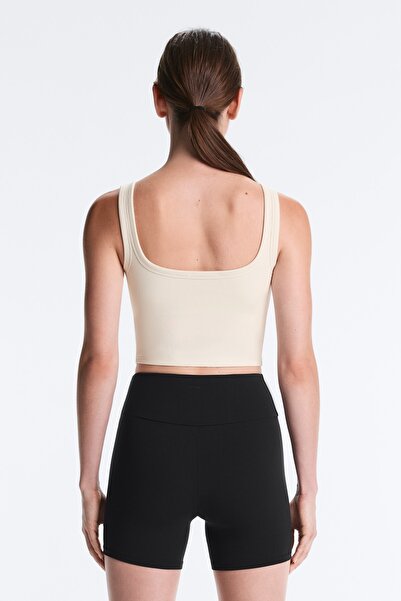 Oysho Kare yaka modal karışımlı fitilli tank top