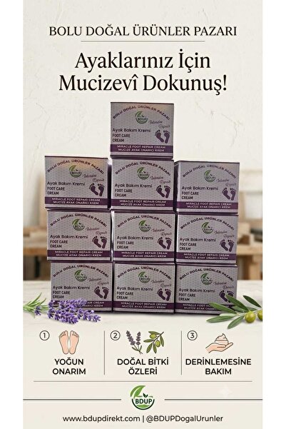 BDUP Bolu Doğal Ürünler Pazarı Ayak Bakım Kremi