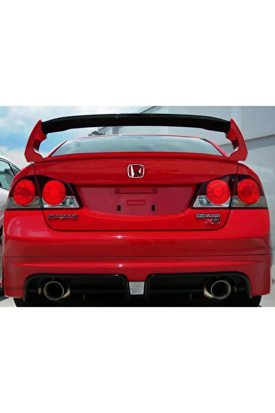 Drs Tuning Honda Civic Fd6 (2006-2011) Mugen Rr Sağ Sol Çift Çıkış Arka Tampo...