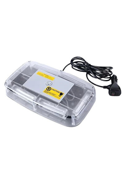 Drs Tuning Çakarlı Tepe Lambası Mıknatıslı Kırmızı-Kırmızı 24W 12-24V / Laık532