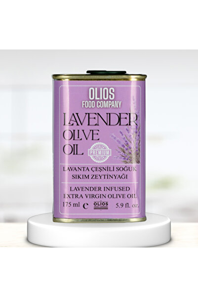 olios food company Lavanta Çeşnili Soğuk Sıkım Zeytinyağı 175 ml