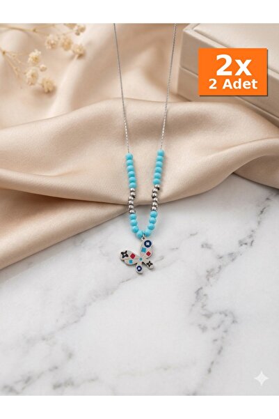 Bozhi Steel Necklace Silver Business Woman Style