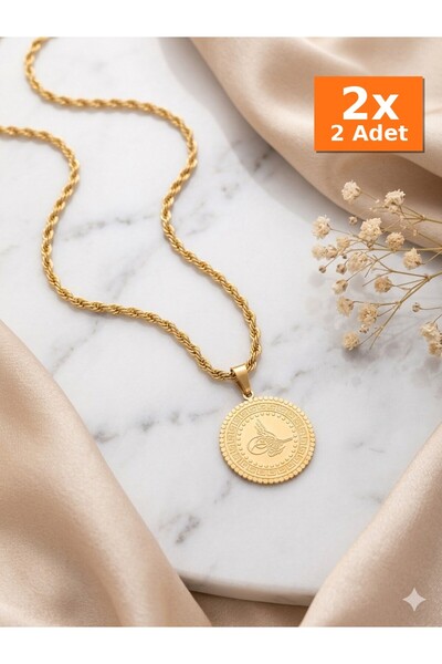 Bozhi Steel Necklace Gold Stylish Gift