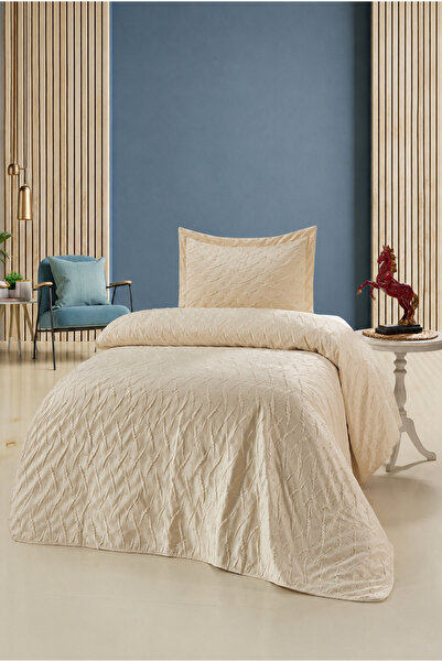Bella Home Zara Single Velvet Bedspread |   180X240 cm |   Soft Textured |   ...