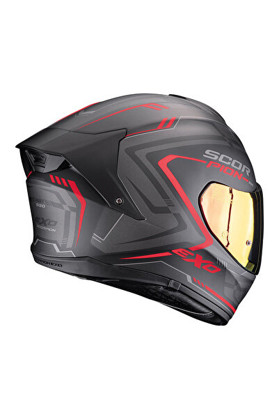 Scorpion EXO-530 Air Slope Kapalı Motosiklet Kaskı Mat Siyah Kırmızı