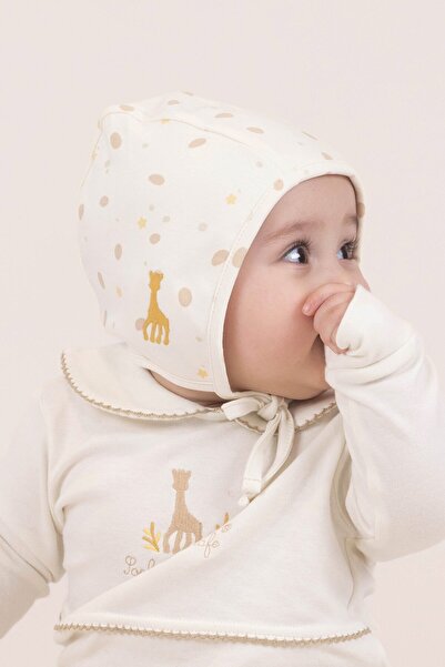 Little Gusto Sophie La Girafe Organic Cotton Baby English Hat