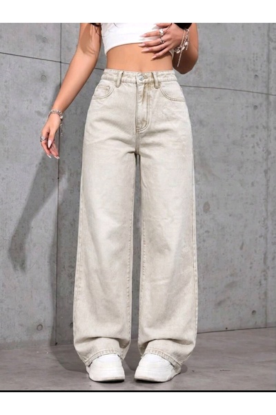 Semesia Salaş Cepli Bol Kesim Baggy Retro Jeans