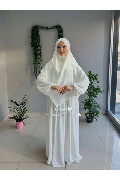 Yüsra Collection Σετ Φόρεμα και Σουφλέ Τεσεττουρ Αυρομπίν