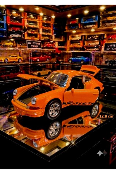 OYUNCAKSAHİLİ Porsche 911 Klasik Metal Araba 12.8cm Kapı Bagaj Motor Kaputu A...