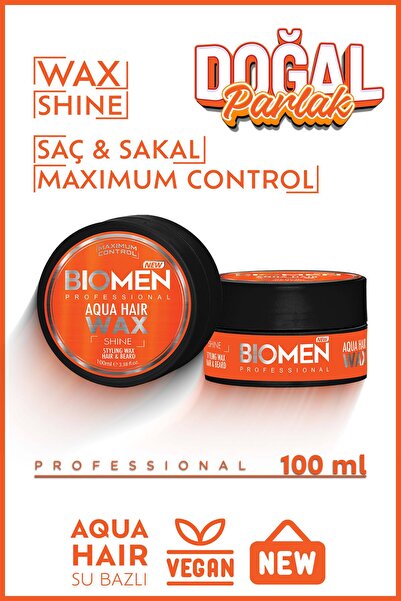 Biomen Parlak Görünüm Sağlayan Şekillendirici 100 ml - Doğal Parlaklık Wax