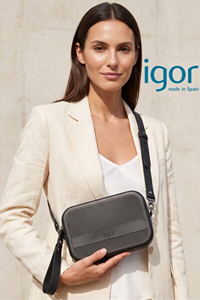 IGOR S10319 Μαύρη γυναικεία τσάντα Ane