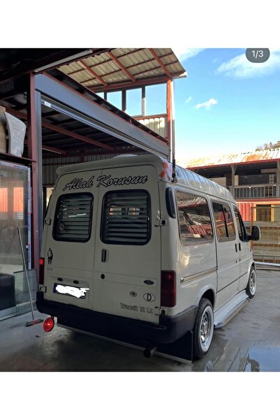 Genel Markalar Transit T12 T15 Beyaz Boyalı Arka Spoiler