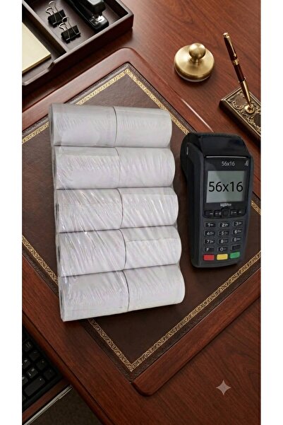 AYSTAR Termal Pos Kağıdı Rulosu 56x16 10 ad(1 pkt)