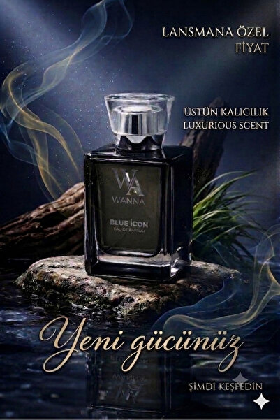 WANNA Blue Icon 100 ml Eau de Parfum Erkek Parfümü – Ferah, Odunsu & Kalıcı P...