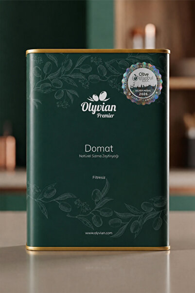 Olyvian Ödüllü Premier Natürel Sızma Zeytinyağı 3 L – Domat Cinsi, Erken Hasa...