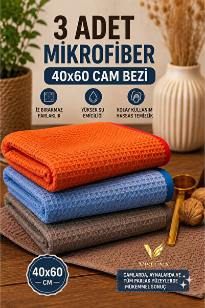 VİSLUNA (3 bucăți) cârpă pentru televizor și oglindă din microfibră cârpă gen...