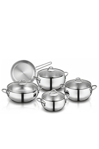 KORKMAZ A 1800 Chubby 9 Piece Cookware Set