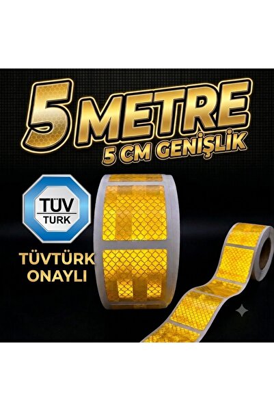 opersan Tüvtürk Inspection Compatible 5 Meters X 5 cm Self-Adhesive Segmented...