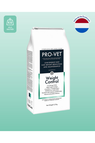 PRO-VET Weight Control Obesity - Diyet Ve Obezite Köpek Maması 2,5 Kg