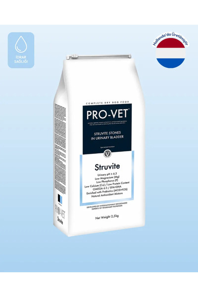 PRO-VET Struvite Urinary Veteriner Köpek Maması 2.5 Kg