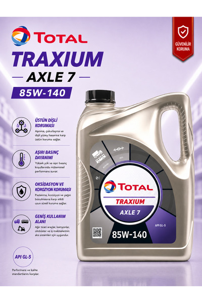 TOTAL Traxıum Axle 7 85w-140 3l Şanzıman Yağı