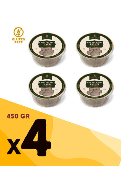 Ridada Glutensiz %100 Karabuğday Ekmeği 450 G X 4 ADET