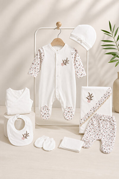 Sitilin Baby Girl Newborn Lace 10-Piece Hospital Outfit Stl6799