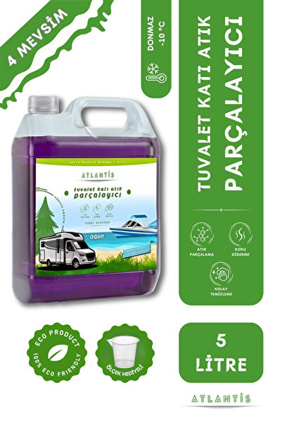 Atlantis Makine Kimya Temizlik Karavan Tekne Tuvalet Kimyasalı 5 LT – Portati...