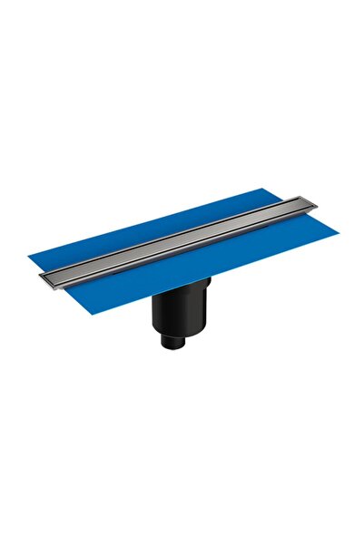 VitrA 59980479000 Eco Flow DK100 60cm Duş Kanalı - Mat Krom Alttan- 5702035