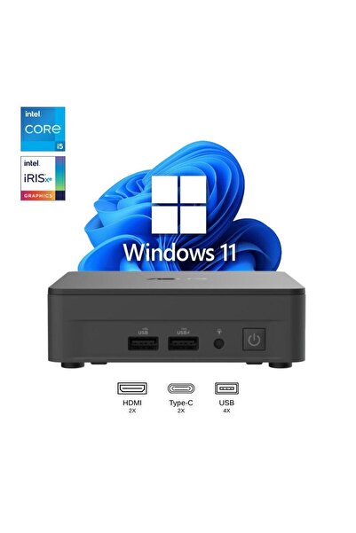 ASUS NUC13 PRO SLIM KIT BAREBONE i5-1340P 12GB RAM 512GB SSD WİN11PRO MINI Bİ...