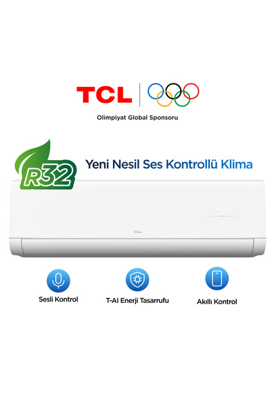 TCL VoxIN, 18000 BTU Split Klima, AI Destekli Sesli Kontrol, Gentle Breeze 1....