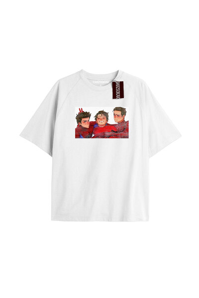 TIMESWASTINGIRL Spider-Man Gazete baskı Model No Way Home Tshirt