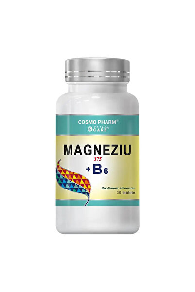 Cosmo Pharm Magneziu Marin 375 + B6 Premium – Stres, Nervozitate capsule vege...