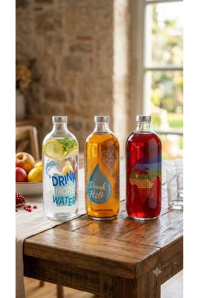Paşabahçe 80356 Iconic Bottle Şişe 1 Lt 4 ADET