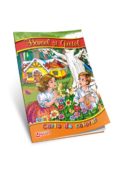 Editura Unicart Carte de colorat - Hansel si Gretel