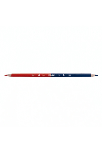 Milan Creion bicolor Rosu/Albastru set/12
